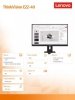Lenovo Monitor 21.5 cala ThinkVision E22-40 64C9MAT6EU